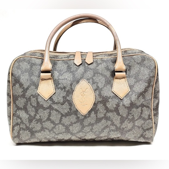 Yves Saint Laurent Giraffe Print Handbag - Picture 1 of 9